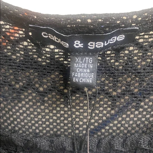 🎈SOLD 🎈CABLE & GAUGE lace blouse - Picture 3 of 6